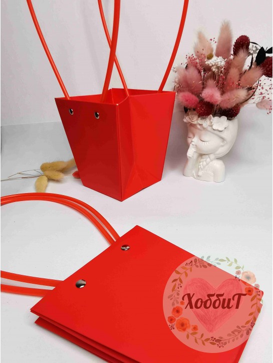 Плайм-пакет 12,5*12см (красный)